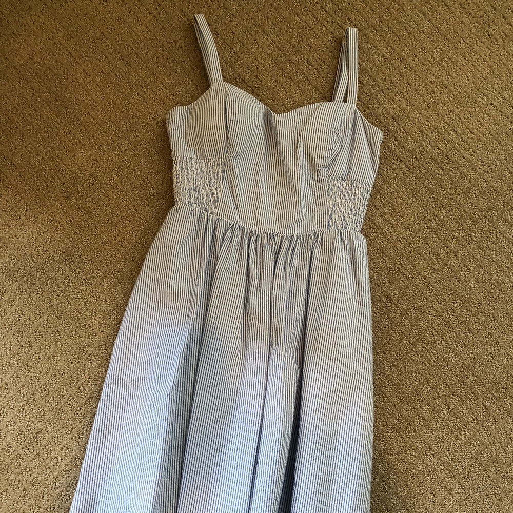 Blue Searsucker Lilly Pulitzer Dress